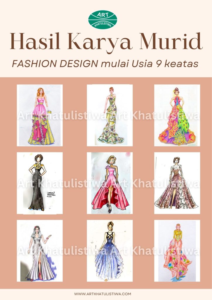 kursus gambar fashion design